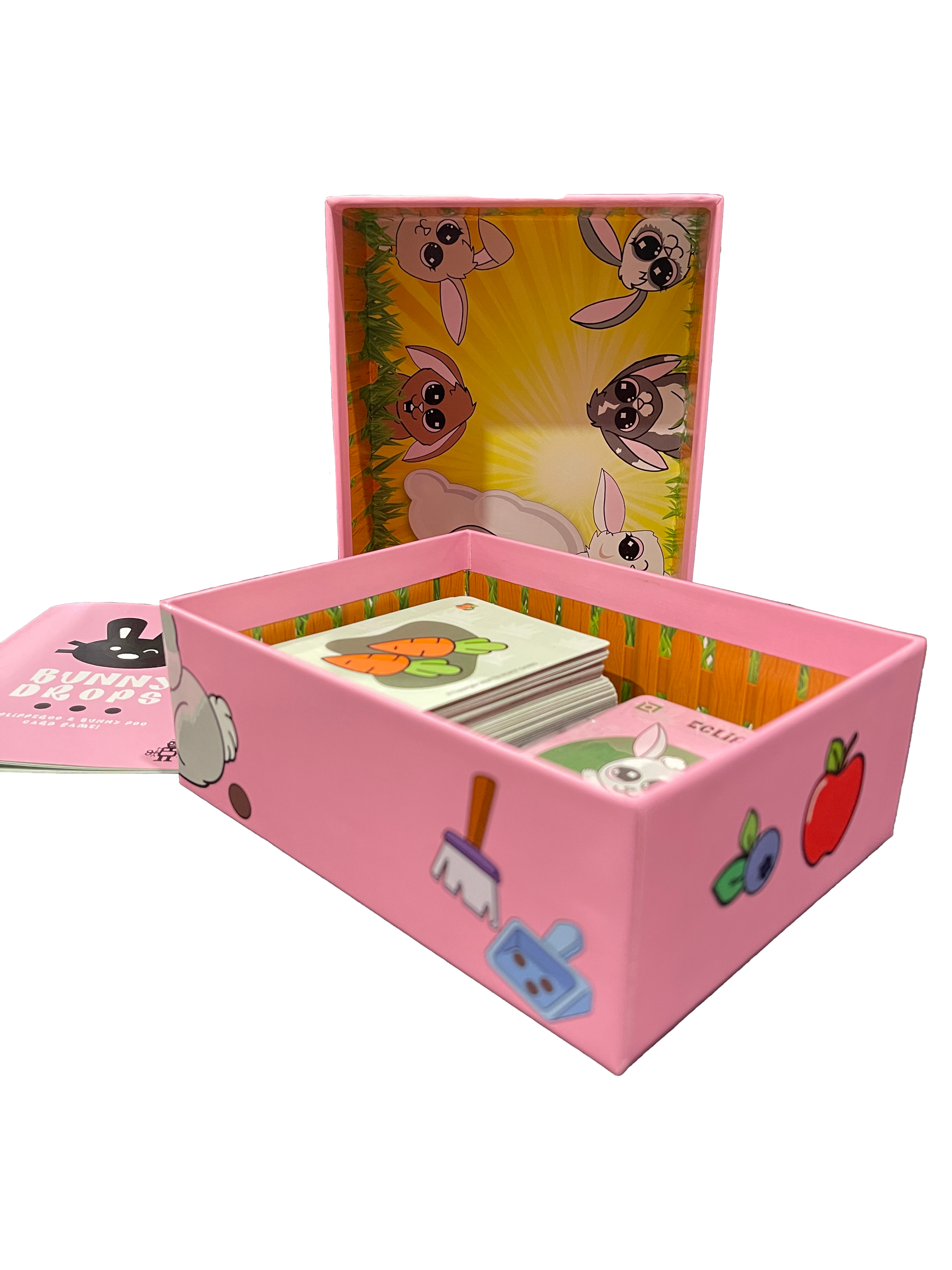 Bunny Drops Card Game | Feed The Bunnies but Clean up After Them! | 2-6 Players - Tin Robot Games