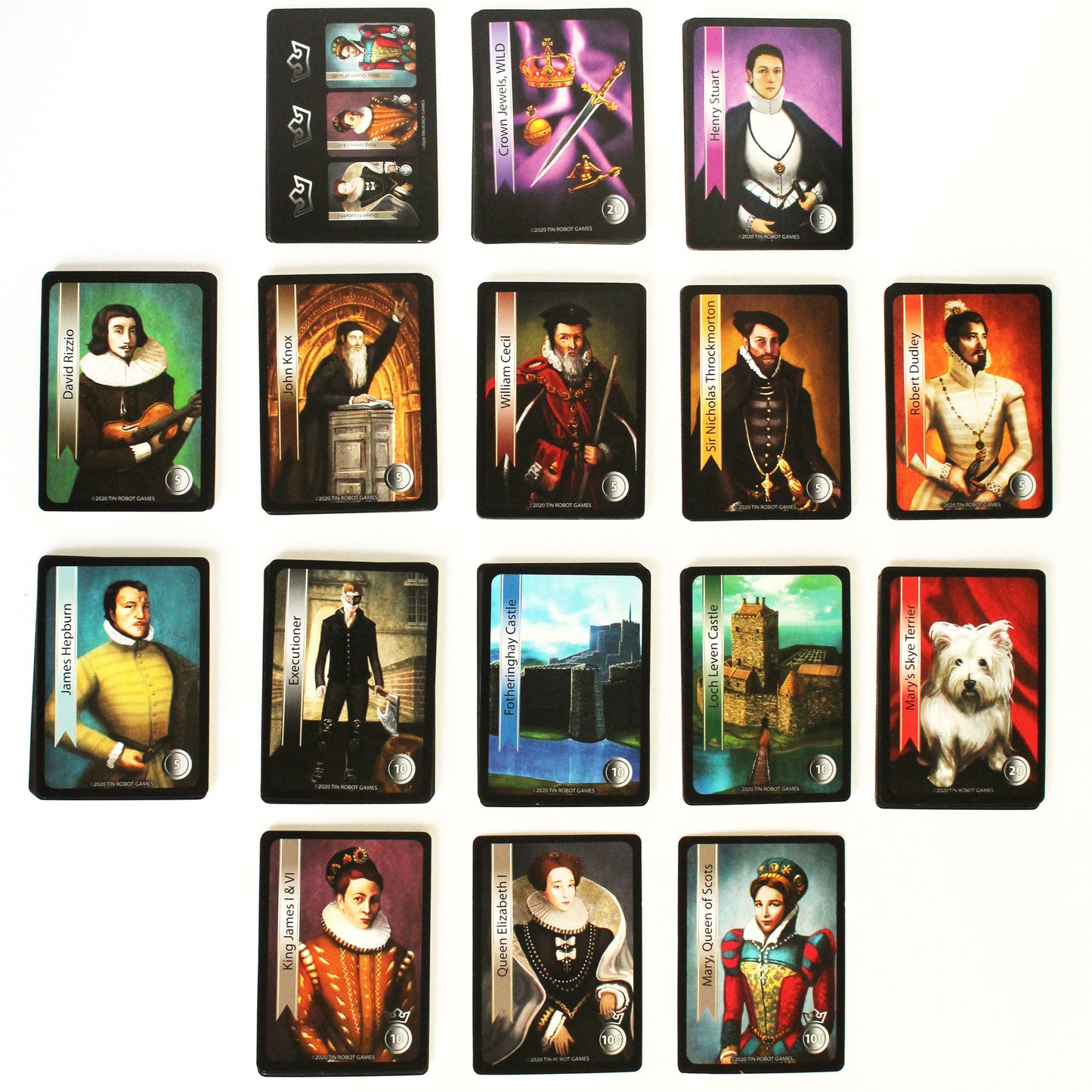 Queen of Scots: The Card Game - Tin Robot Games