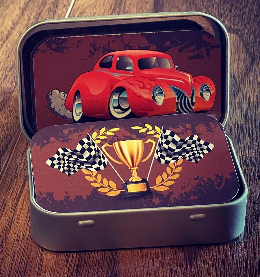 Dirty Dragsters: 4 tin Pack! - Tin Robot Games