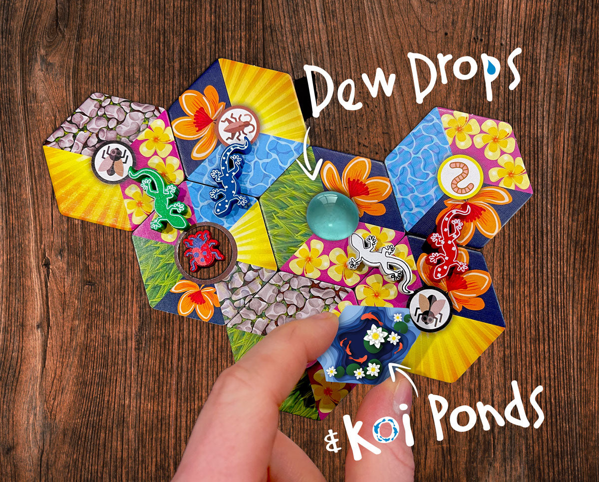 Garden Geckos Dew Drops & Koi Ponds Expansion (requires base game to play)
