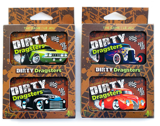 Dirty Dragsters: 4 tin Pack! - Tin Robot Games